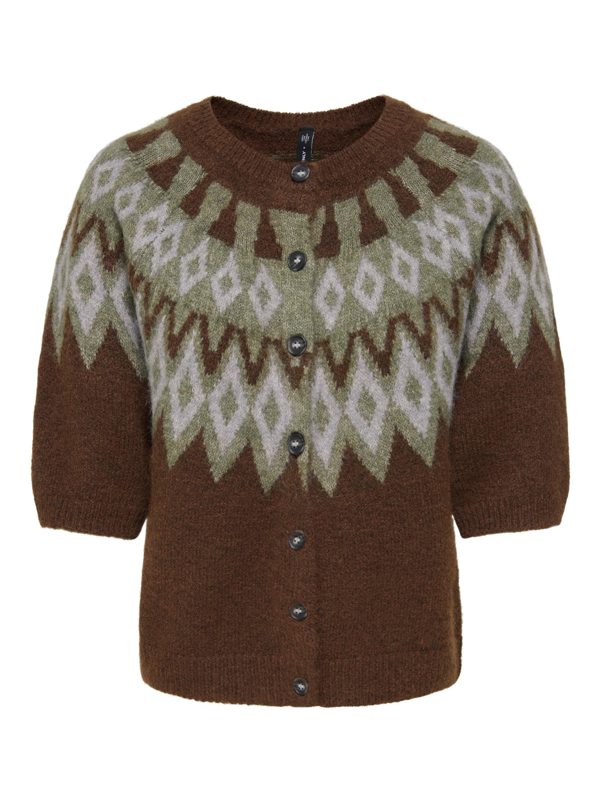 Reykja Fair Isle O-Neck Cardi