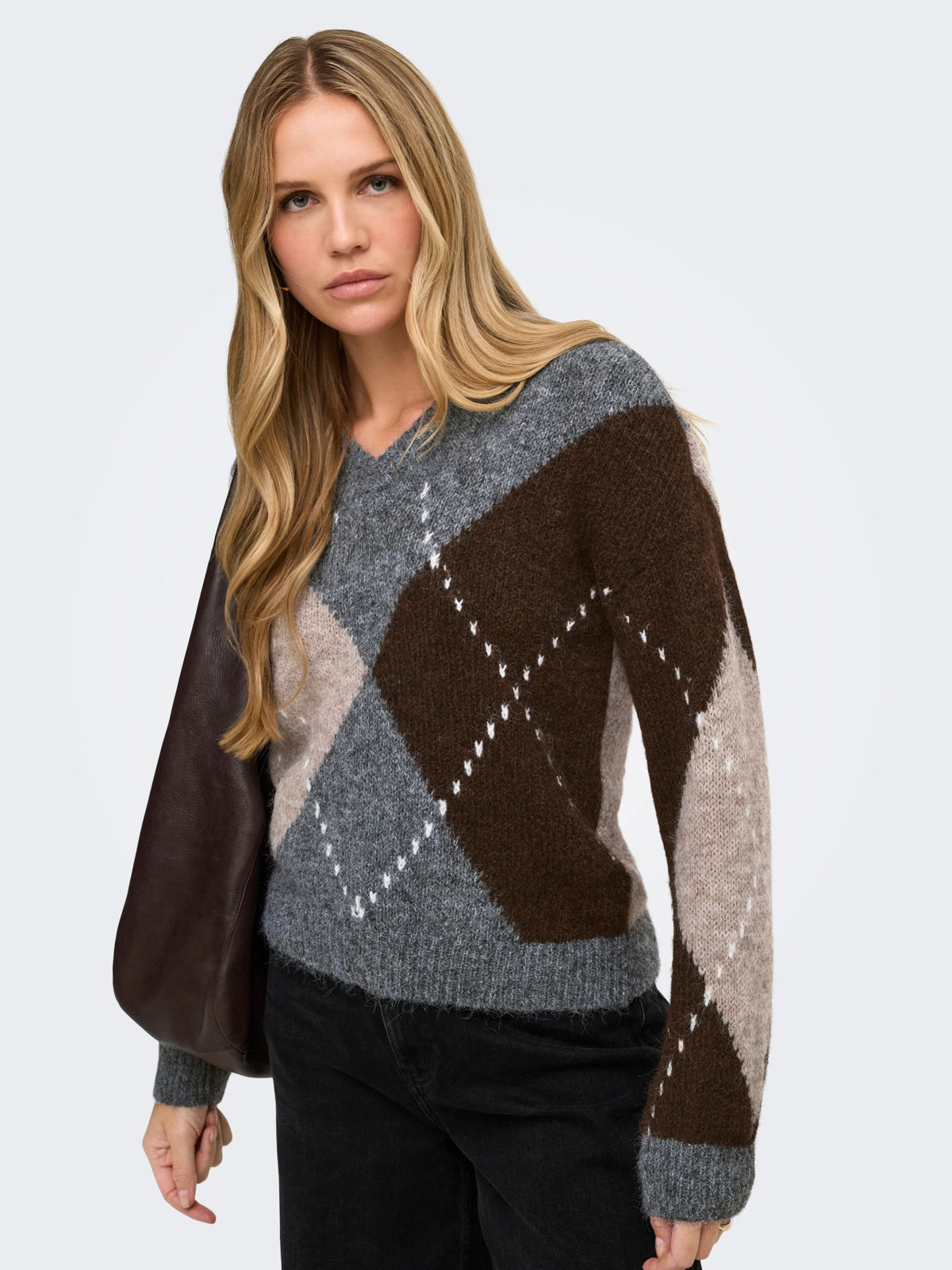 Zoey Argyle Pullover Knit