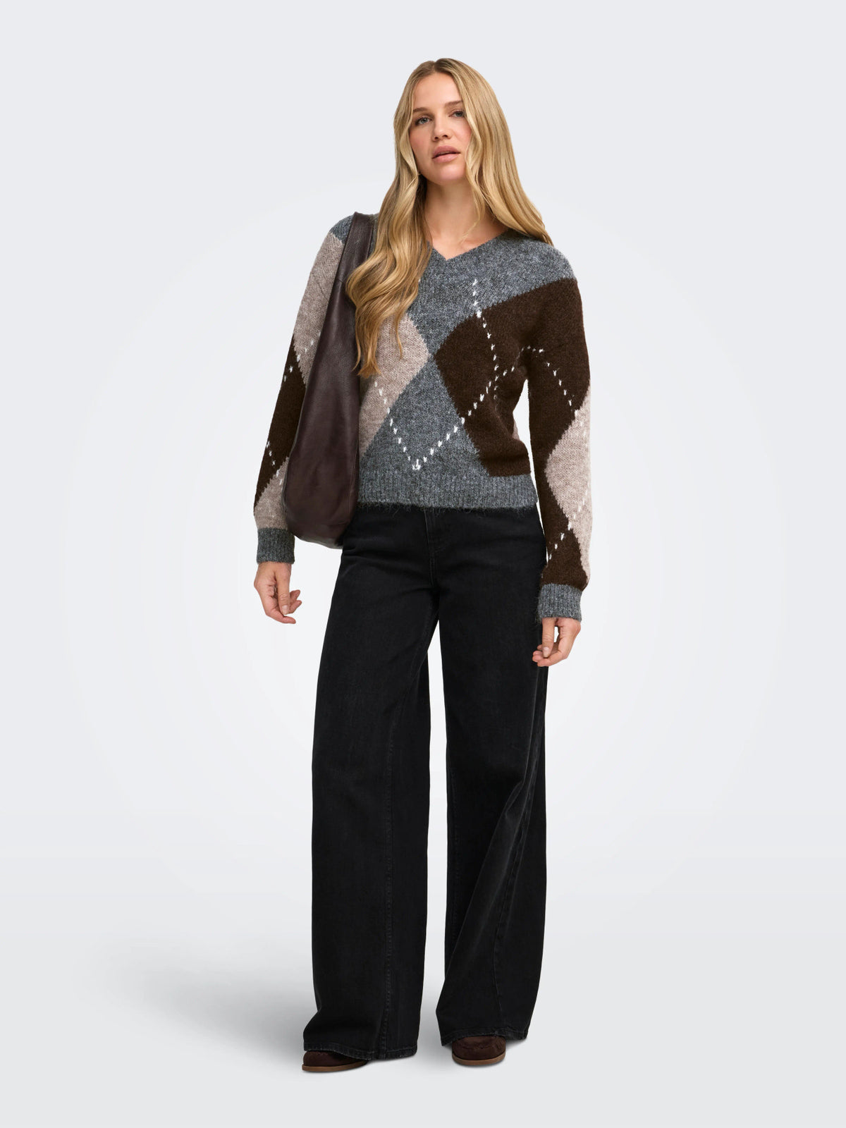 Zoey Argyle Pullover Knit