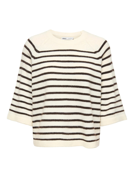 Simoni Stripe 3/4 Pullover