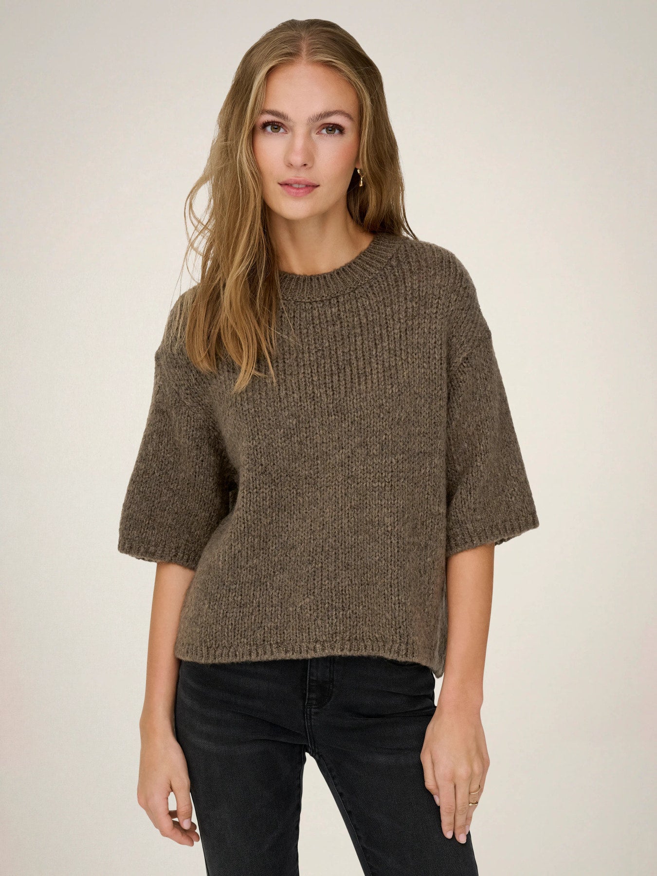 Dicte Short Sleeve Knit Pullover