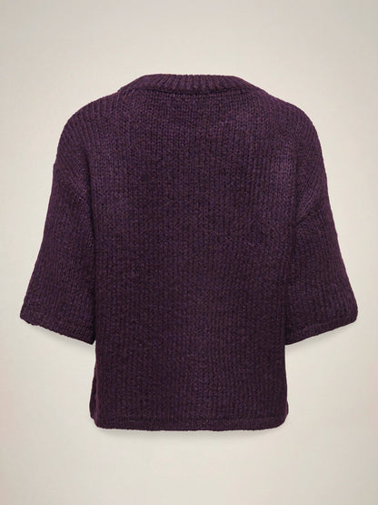 Dicte Short Sleeve Knit Pullover