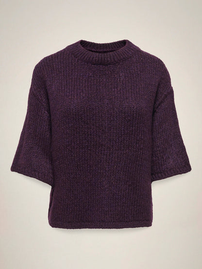Dicte Short Sleeve Knit Pullover