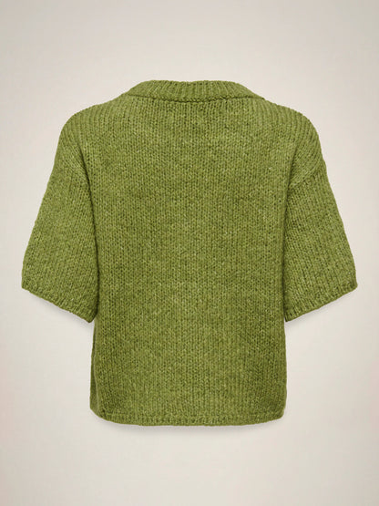 Dicte Short Sleeve Knit Pullover