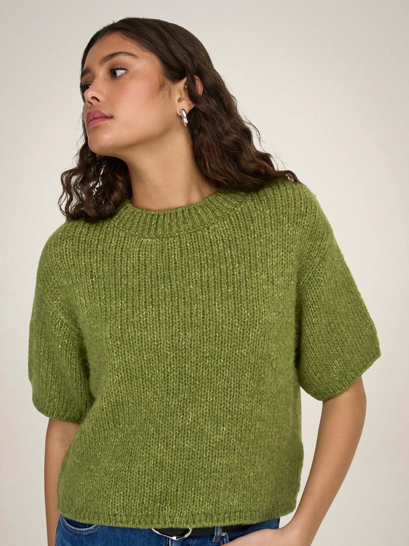 Dicte Short Sleeve Knit Pullover