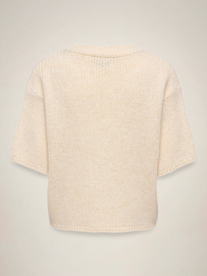 Dicte Short Sleeve Knit Pullover