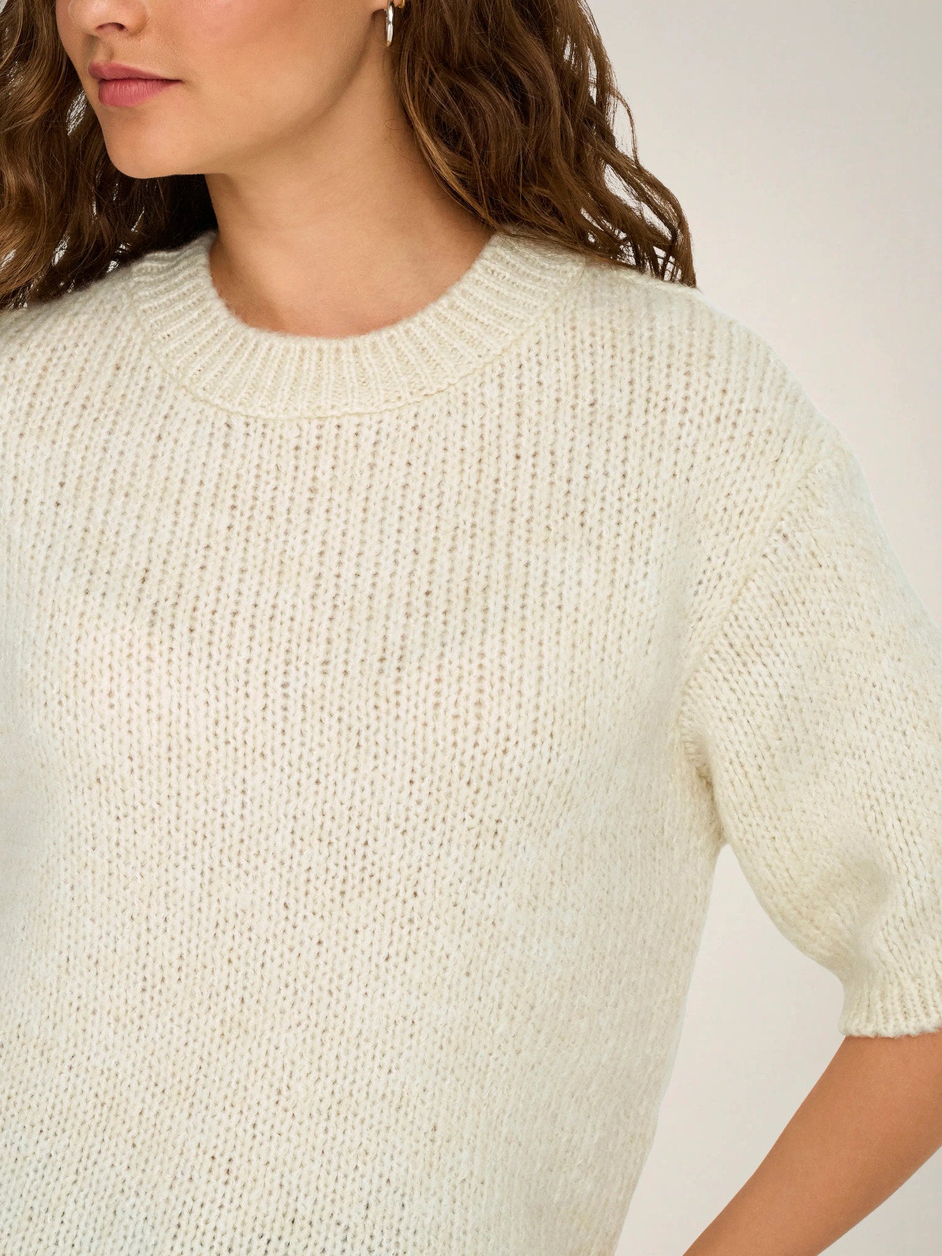 Dicte Short Sleeve Knit Pullover