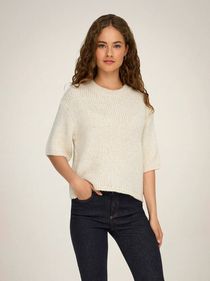 Dicte Short Sleeve Knit Pullover