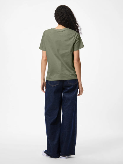 Ria Lurex Neck Tee