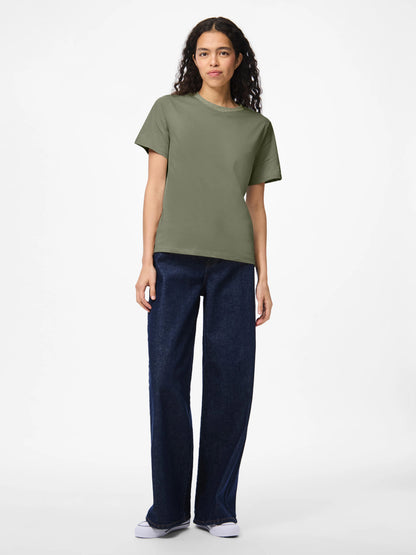 Ria Lurex Neck Tee