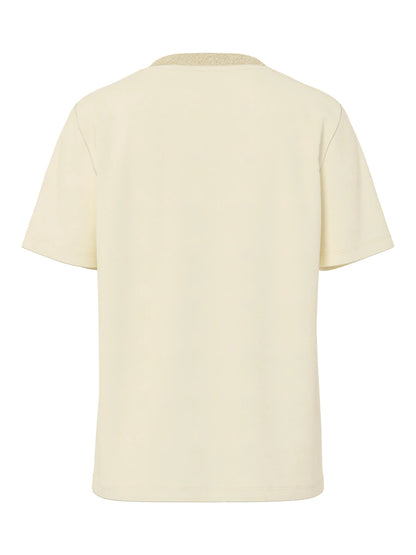 Ria Lurex Neck Tee