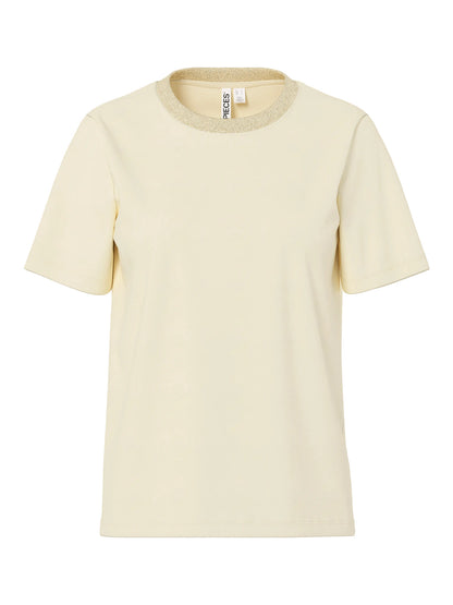 Ria Lurex Neck Tee