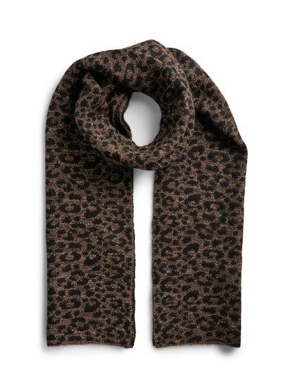 Jumbo Scarf Bison Black Leopard