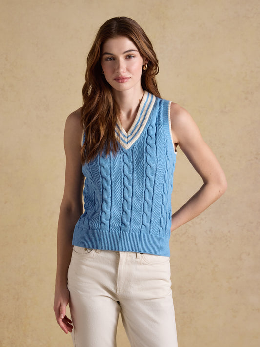 Deuce Sleeveless Knitted Top