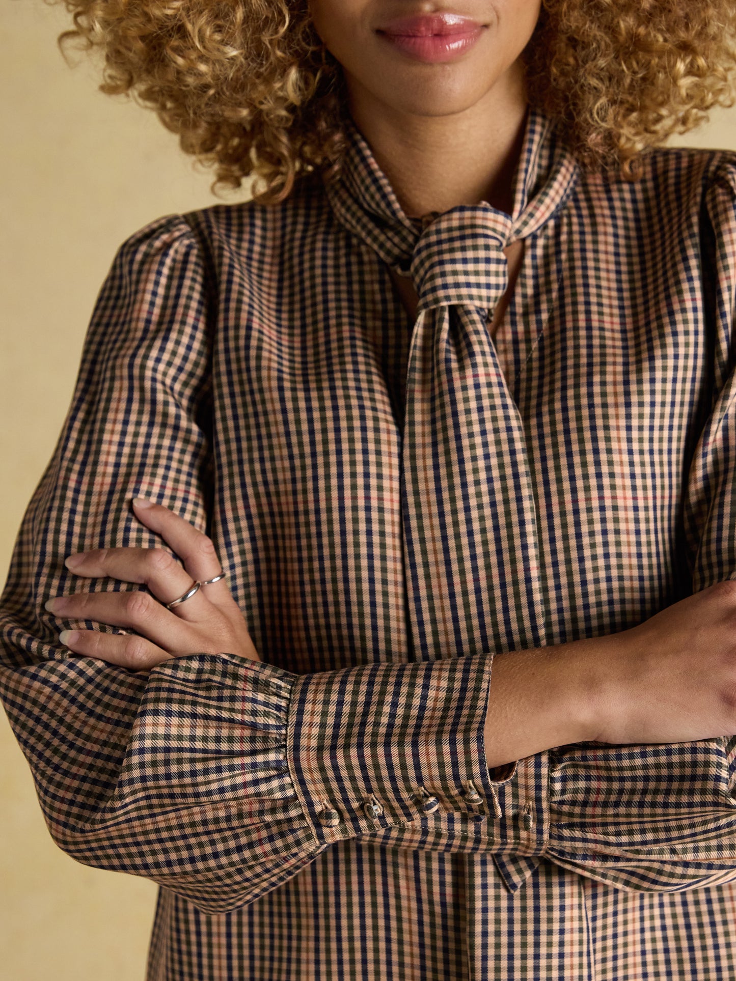 Tabby Tie Neck Blouse