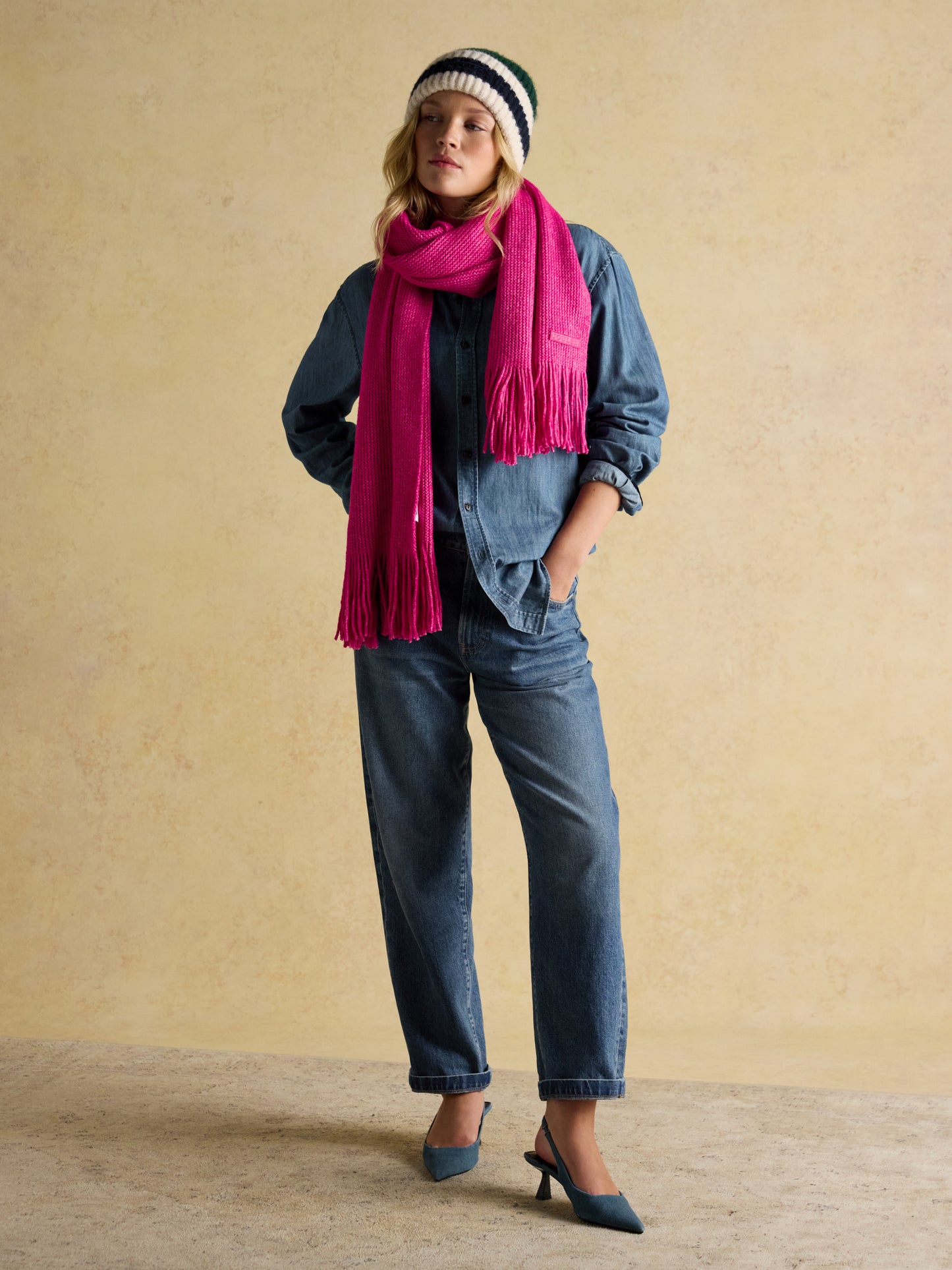 Rosa Knitted Scarf