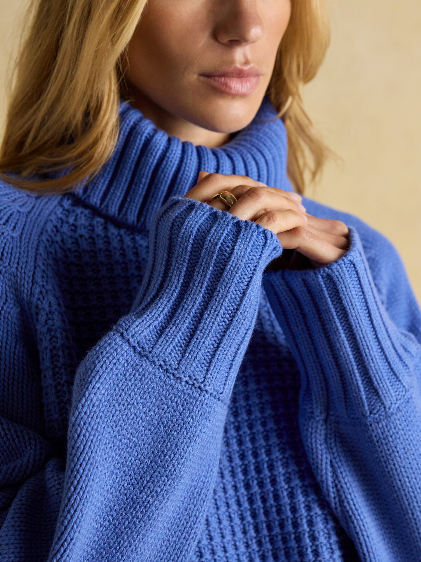 Cary Knitted Jumper with Detachable Roll Neck
