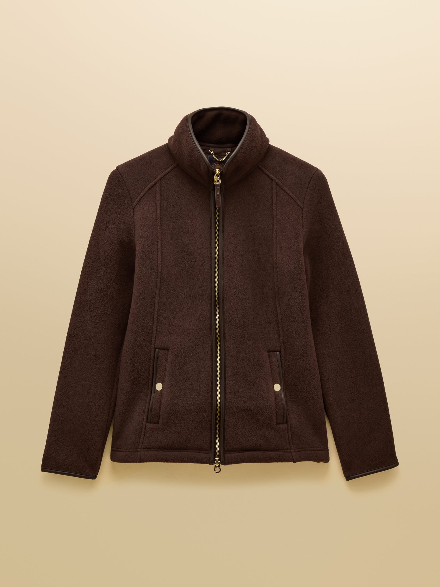 Heritage Navy Regular Zip Through Fleece