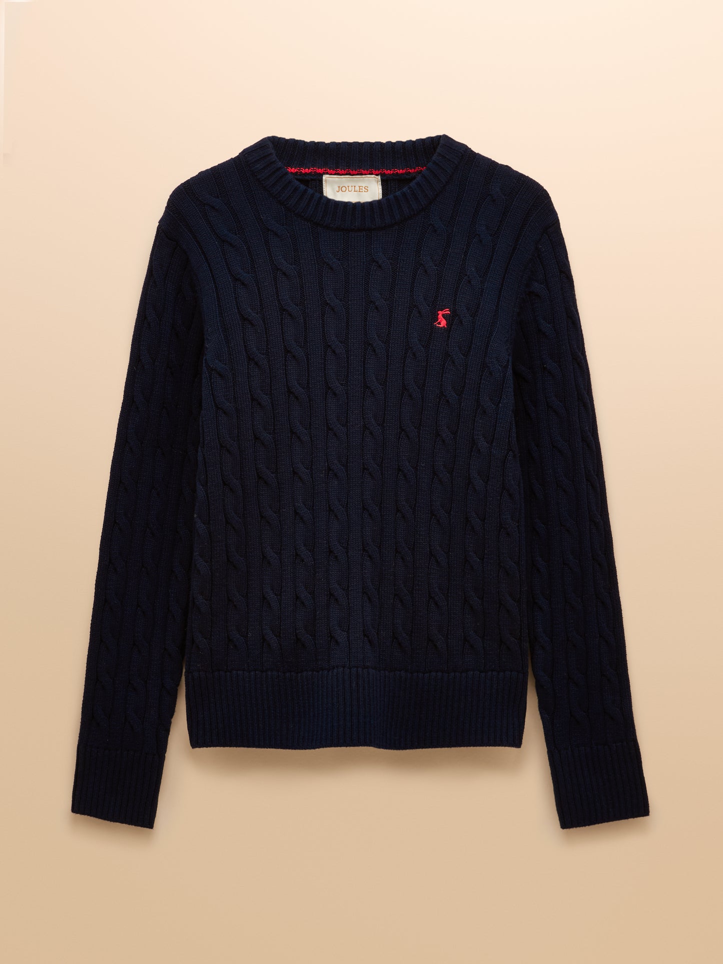 Classic Cable Cotton Crew Neck Jumper