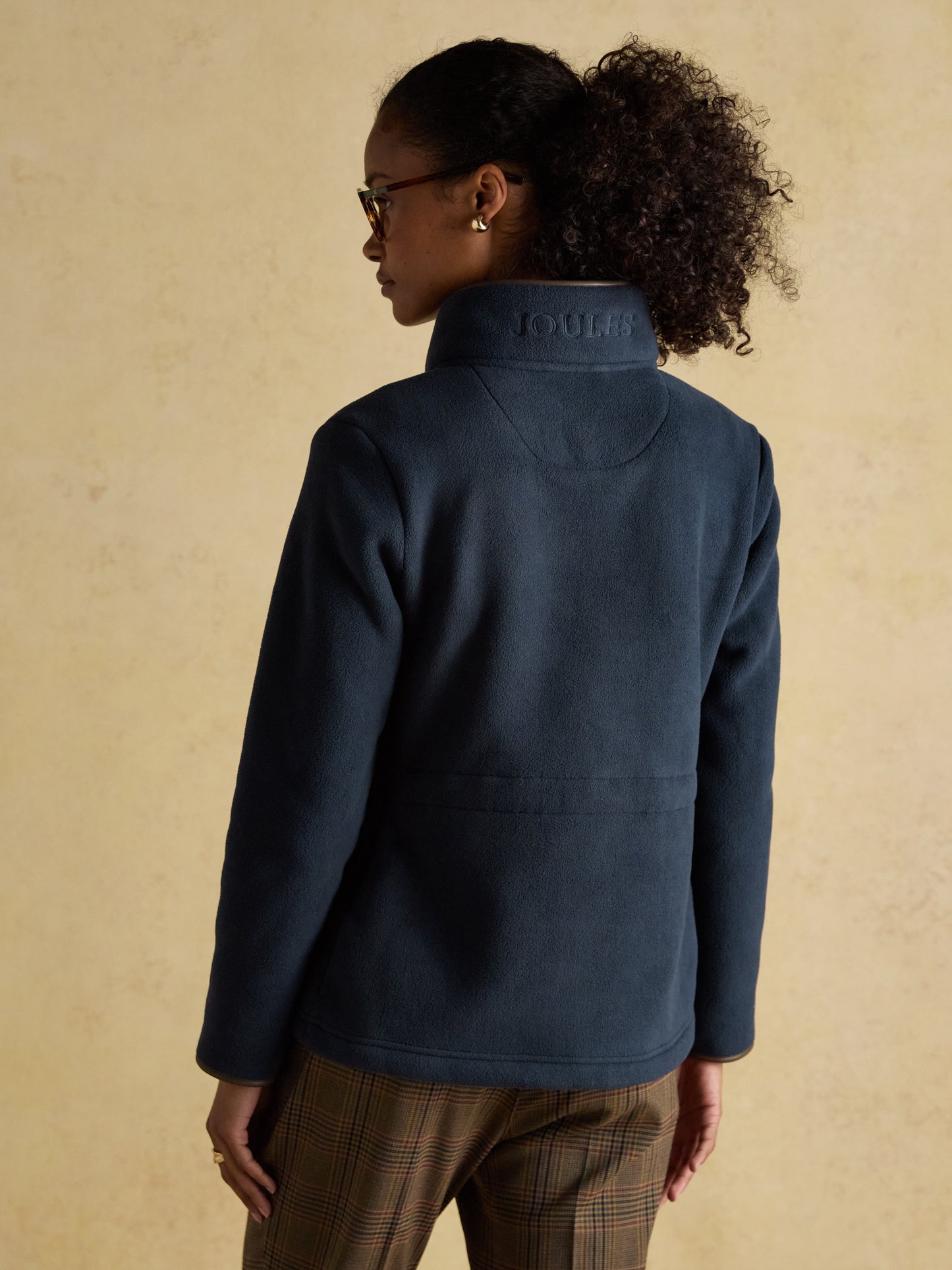 Heritage Navy Regular Zip Through Fleece