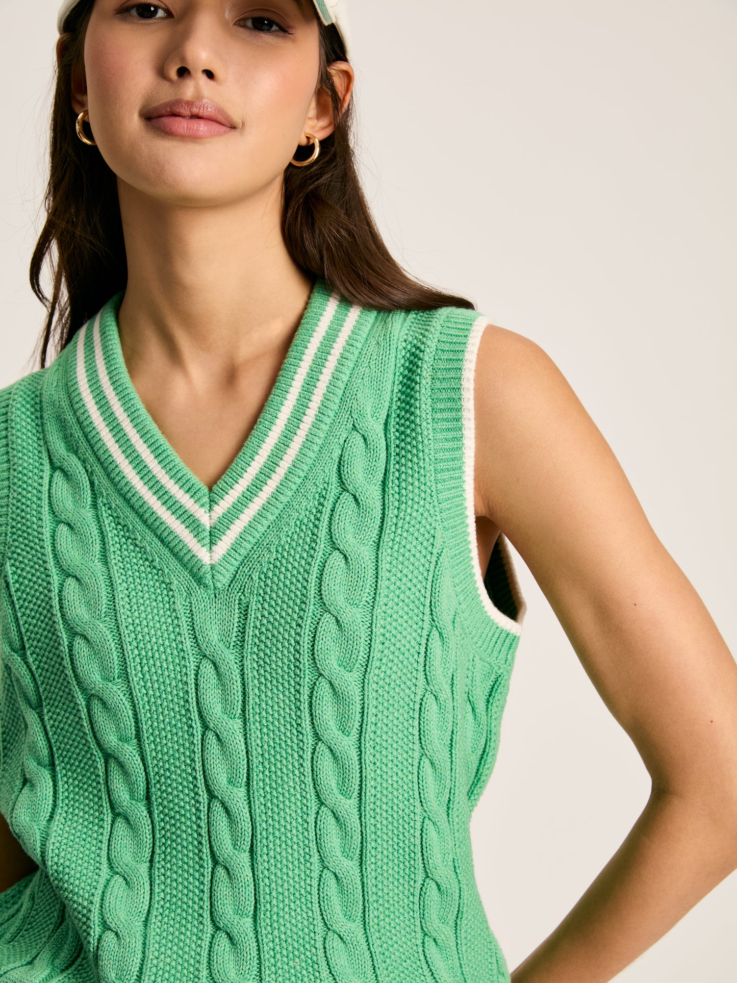 Deuce Sleeveless Knitted Top