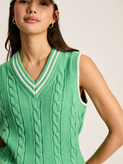 Deuce Sleeveless Knitted Top