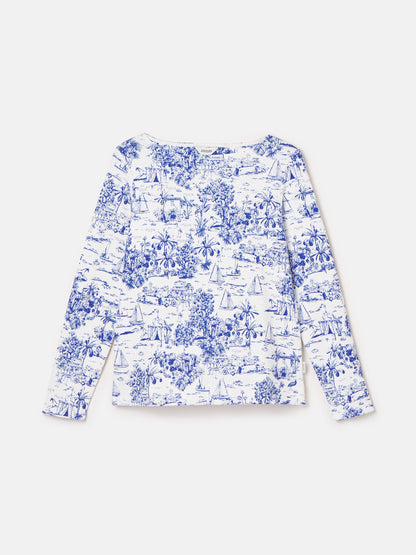 Printed Harbour Top