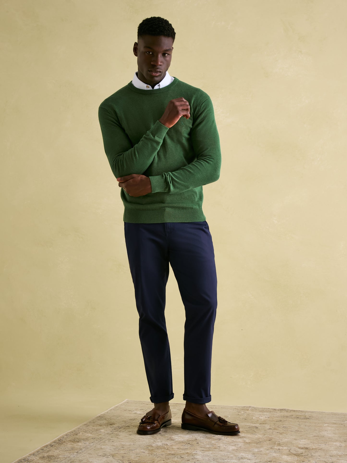 Jarvis Crew Neck Knitted Jumper