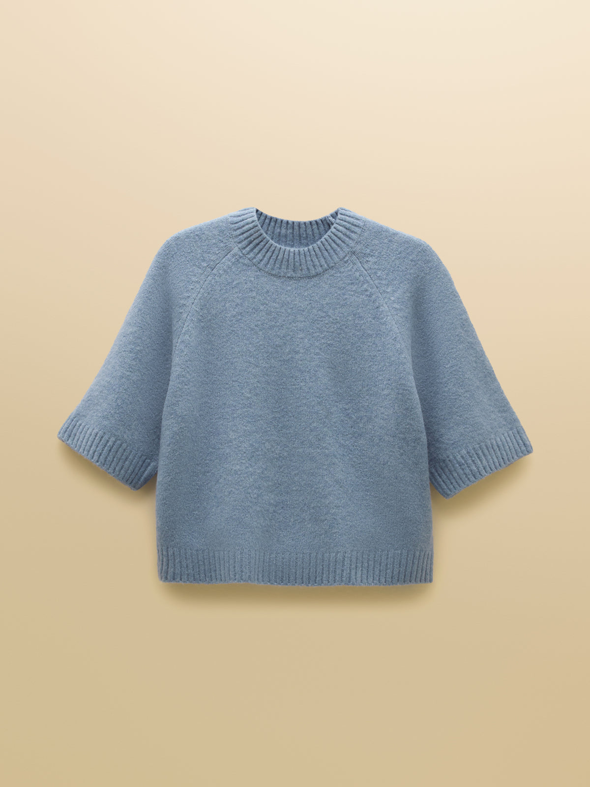 Short Sleeve Crew Knit Jumper
