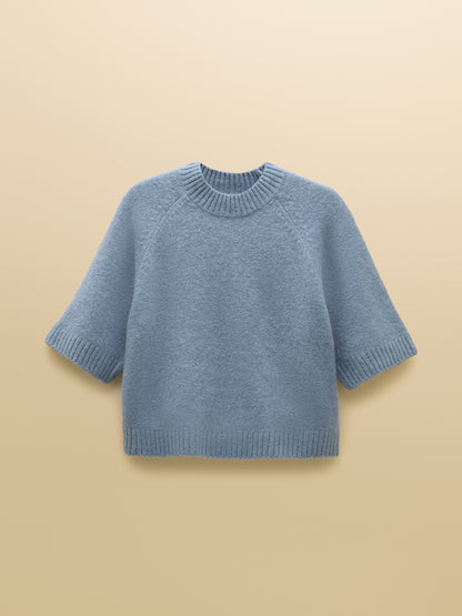 Short Sleeve Crew Knit Jumper