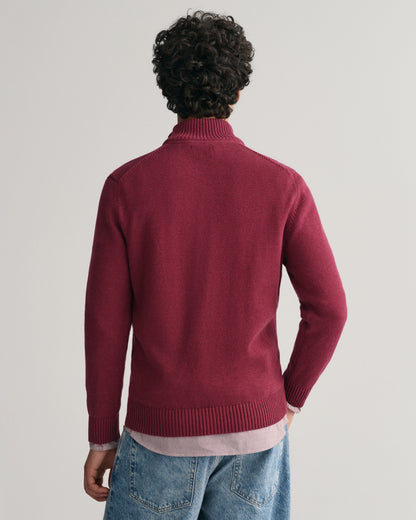 Casual Cotton Half-Zip Sweater