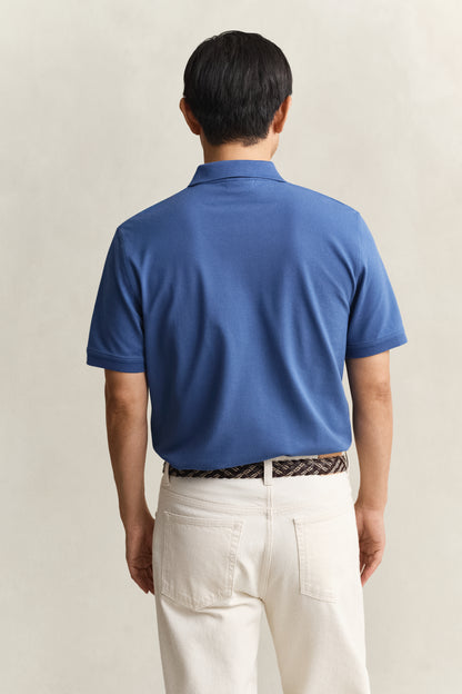 Regular Fit Contrast Pique Polo Shirt