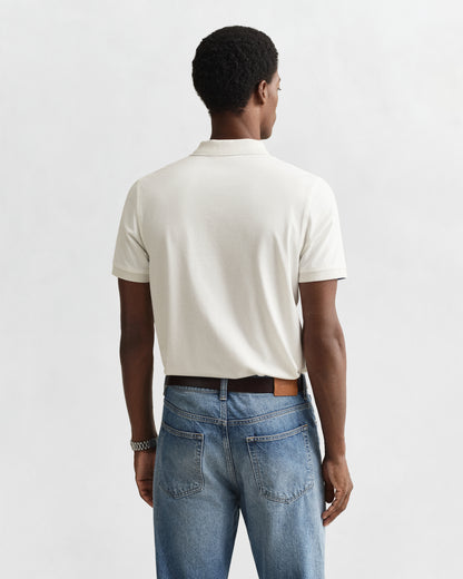 Regular Fit Contrast Pique Polo Shirt