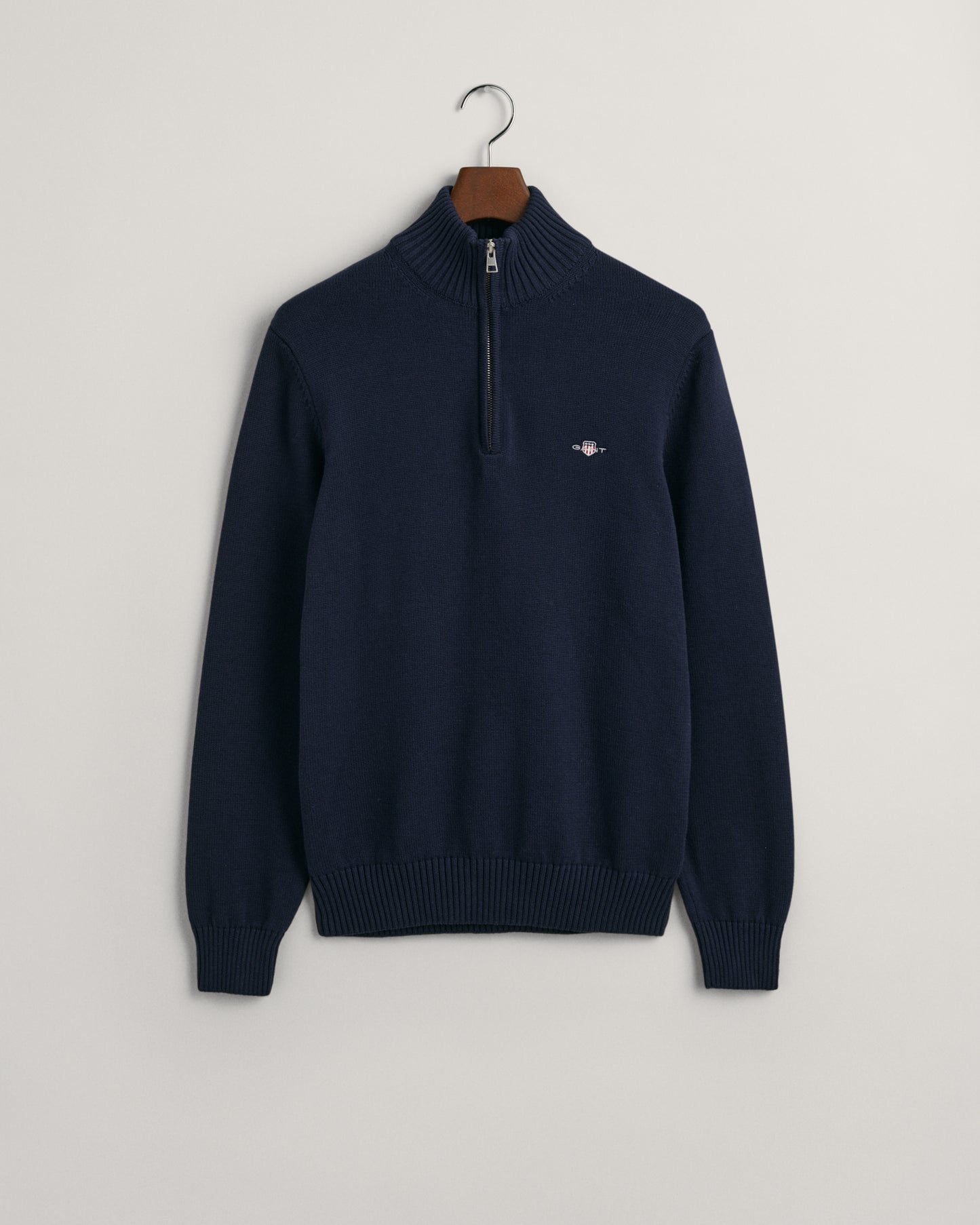 Casual Cotton Half-Zip Sweater