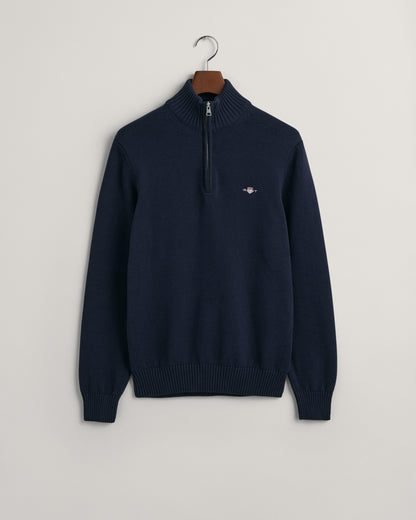 Casual Cotton Half-Zip Sweater