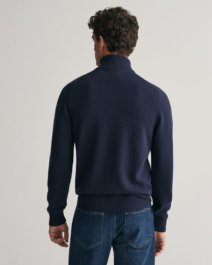Casual Cotton Half-Zip Sweater
