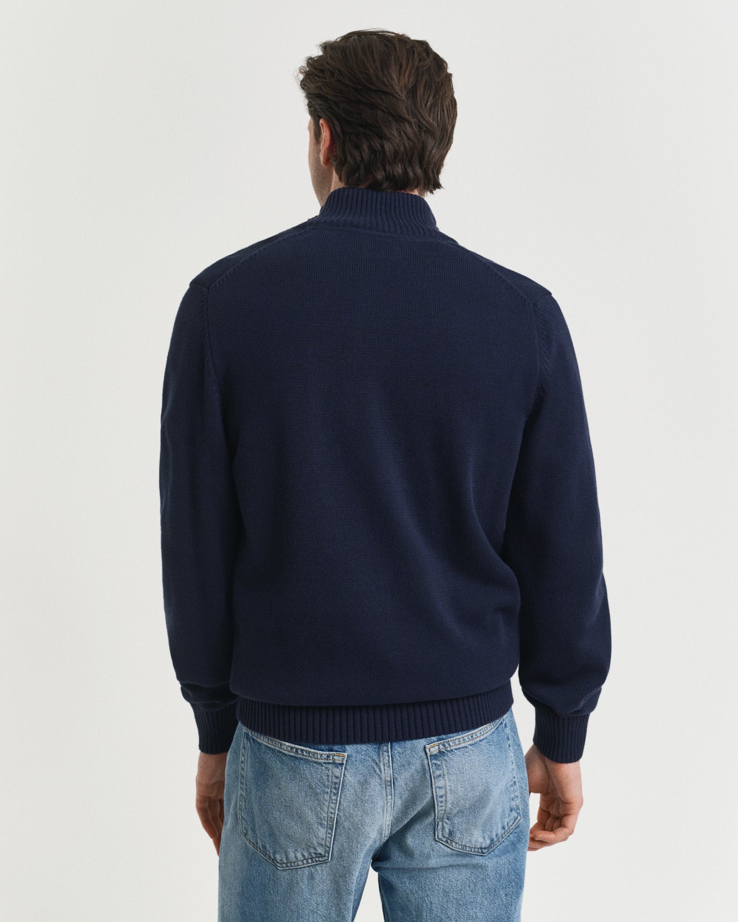 Casual Cotton Half-Zip Sweater