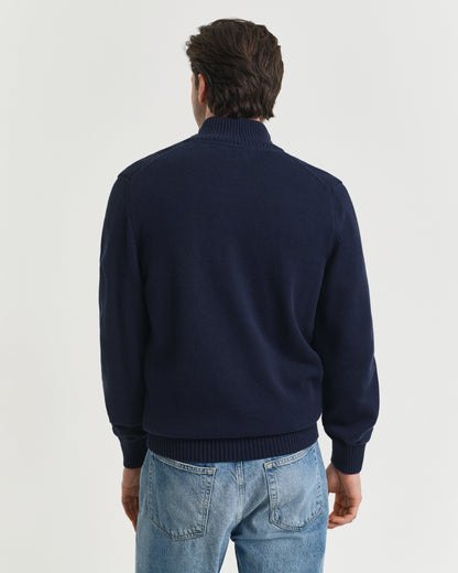 Casual Cotton Half-Zip Sweater