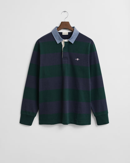 Striped Chambray Heavy Rugger