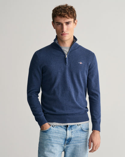 Classic Cotton Half-Zip Sweater