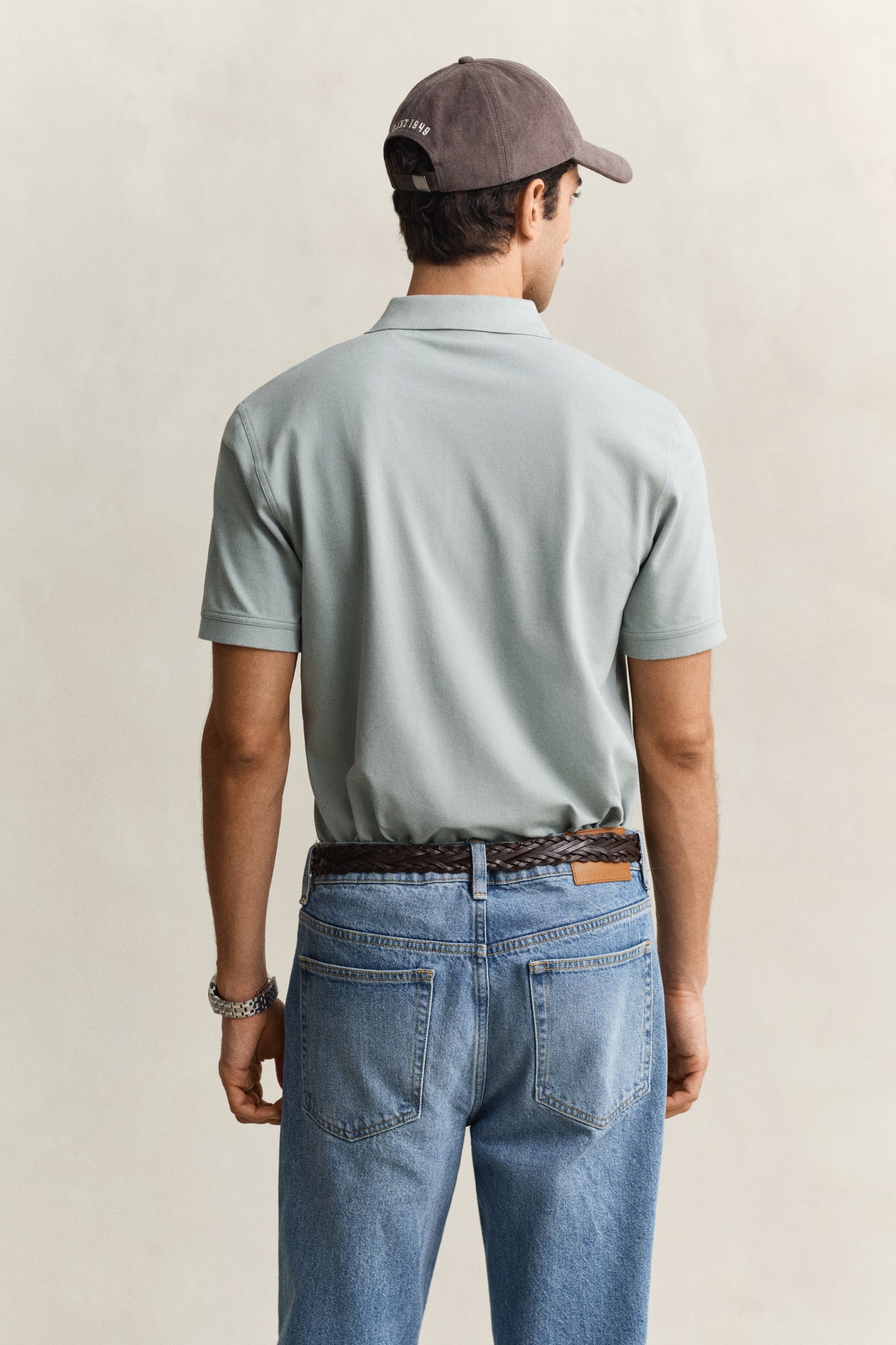 Regular Fit Contrast Pique Polo Shirt