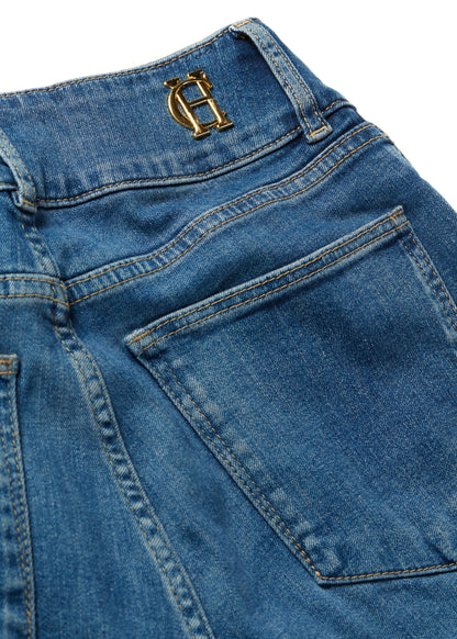 High Rise Flared Jean