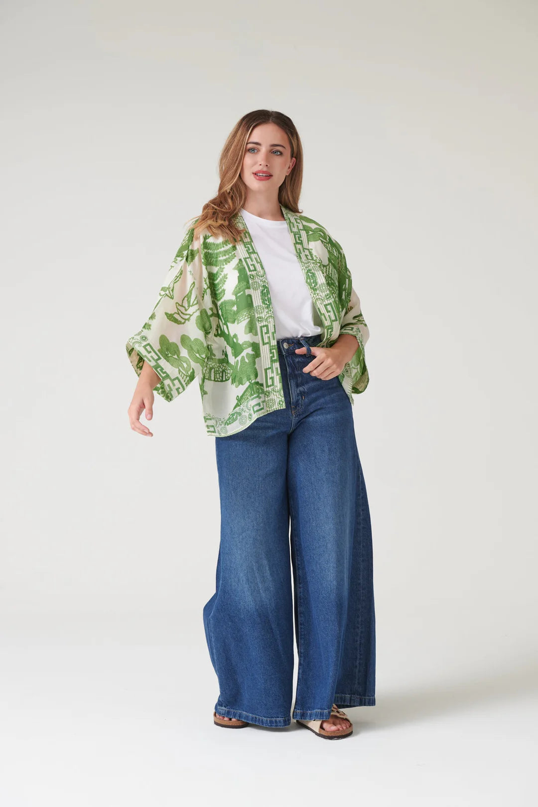 Giant Willow Green Kimono