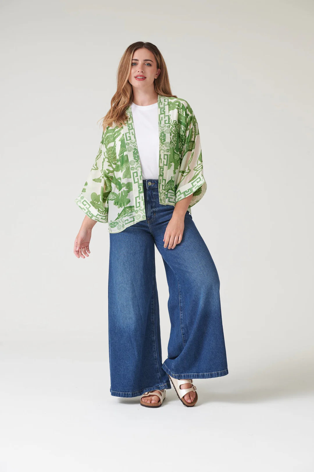 Giant Willow Green Kimono