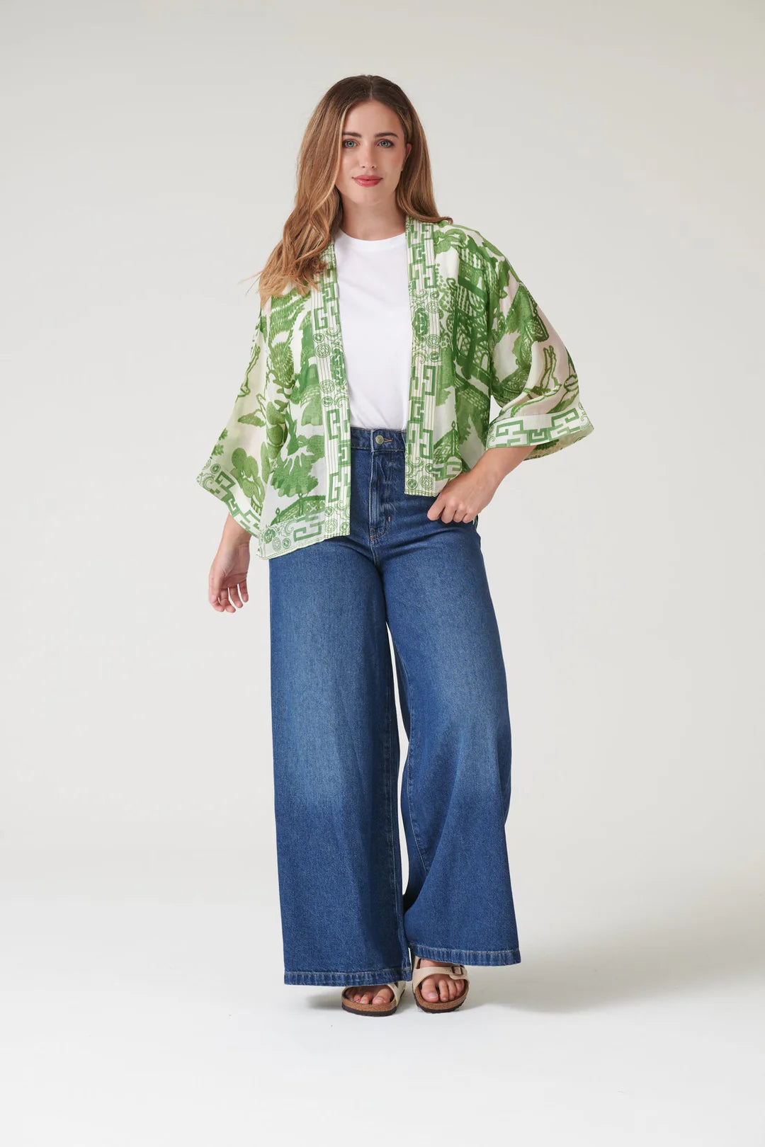 Giant Willow Green Kimono