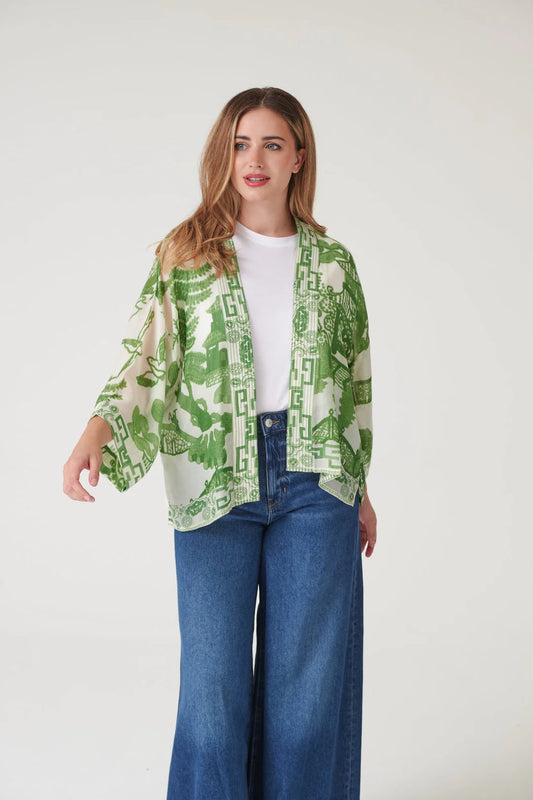 Giant Willow Green Kimono