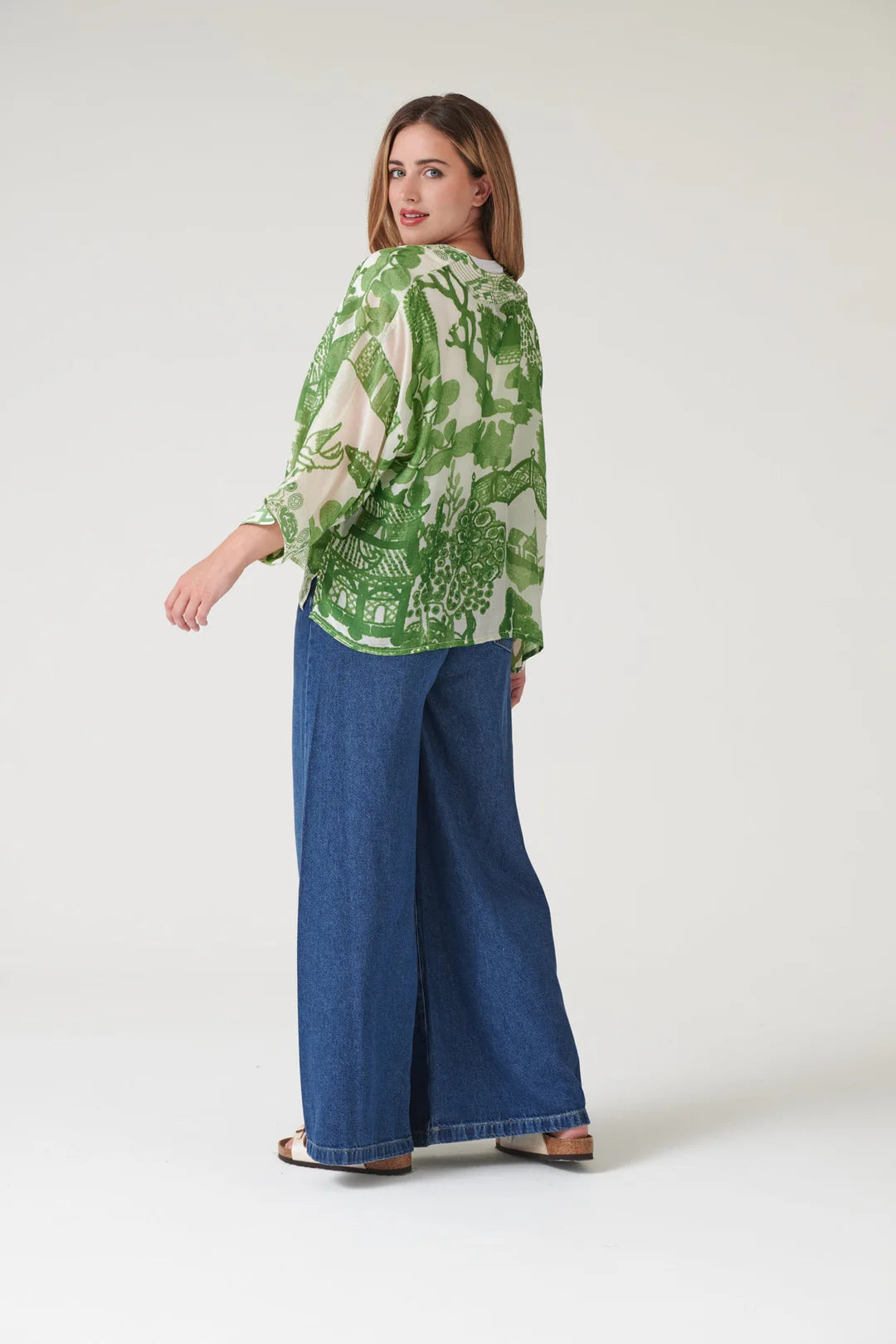 Giant Willow Green Kimono