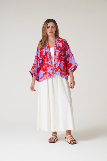 Giant Willow Violet Kimono