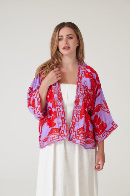 Giant Willow Violet Kimono