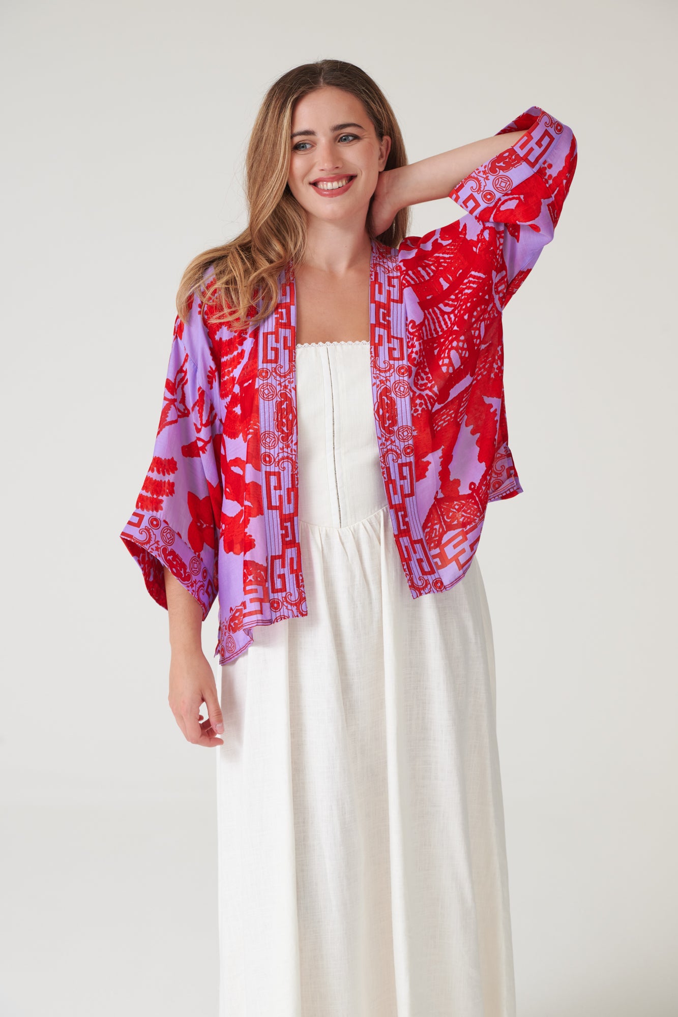 Giant Willow Violet Kimono